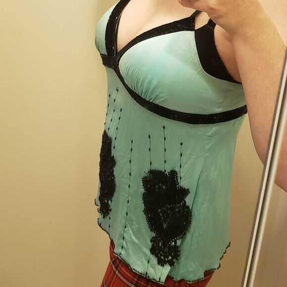BCBG silk velvet camisole - Picture 13 of 15